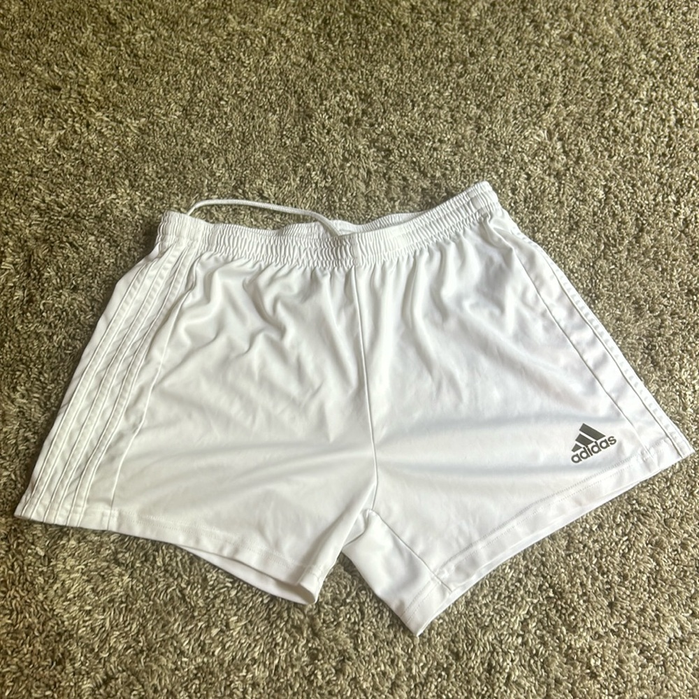 White Adidas Shorts size M